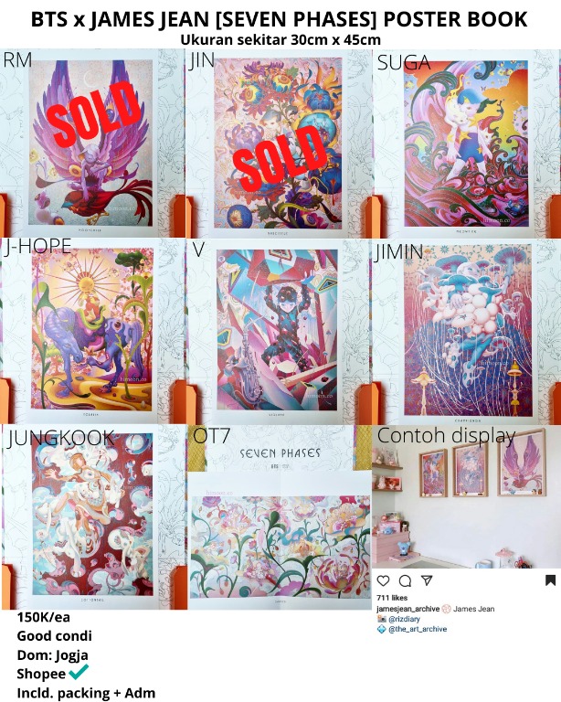 希少未開封】BTS X JAMES JEAN SEVEN PHASES バッジ
