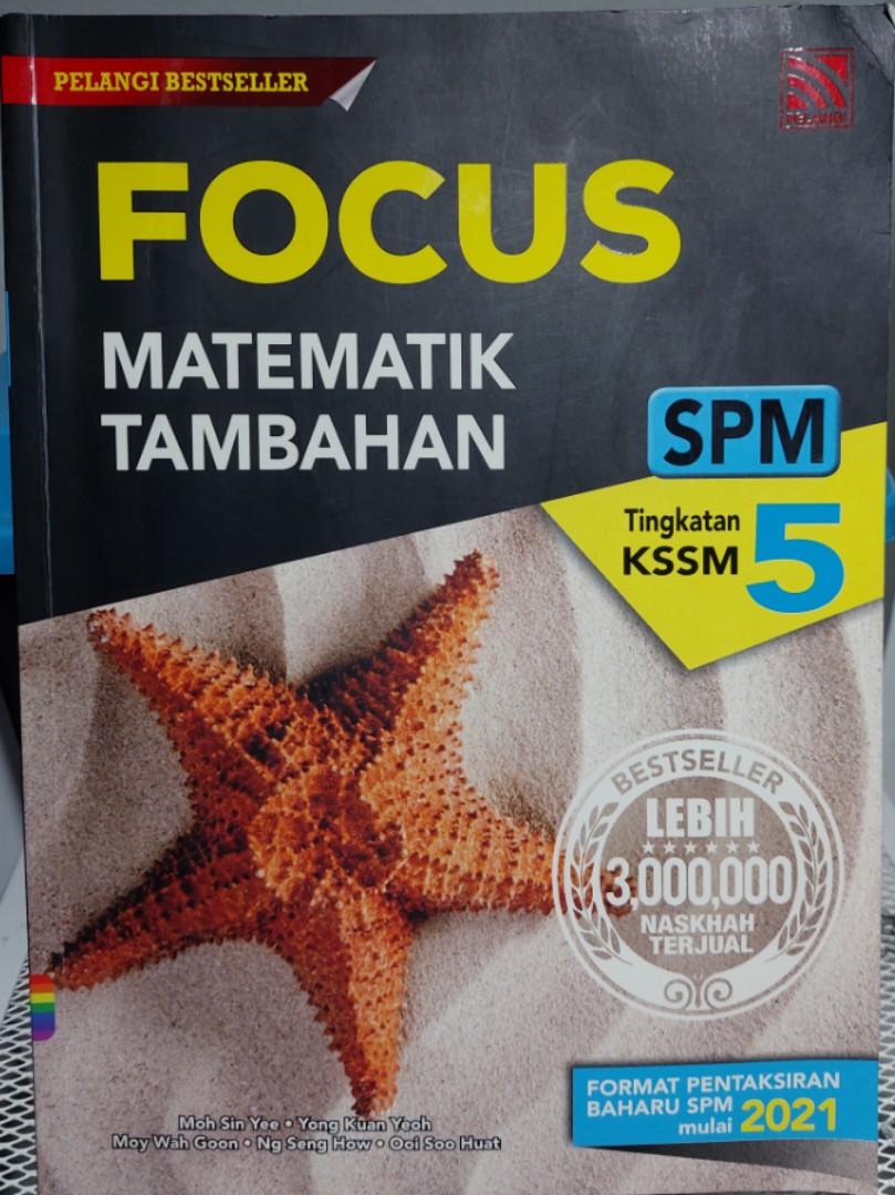 Buku Nota Matematik Tambahan Tingkatan 5 Focus Matematik Tambahan Spm Kssm Hobbies Toys Books Magazines Assessment Books On Carousell