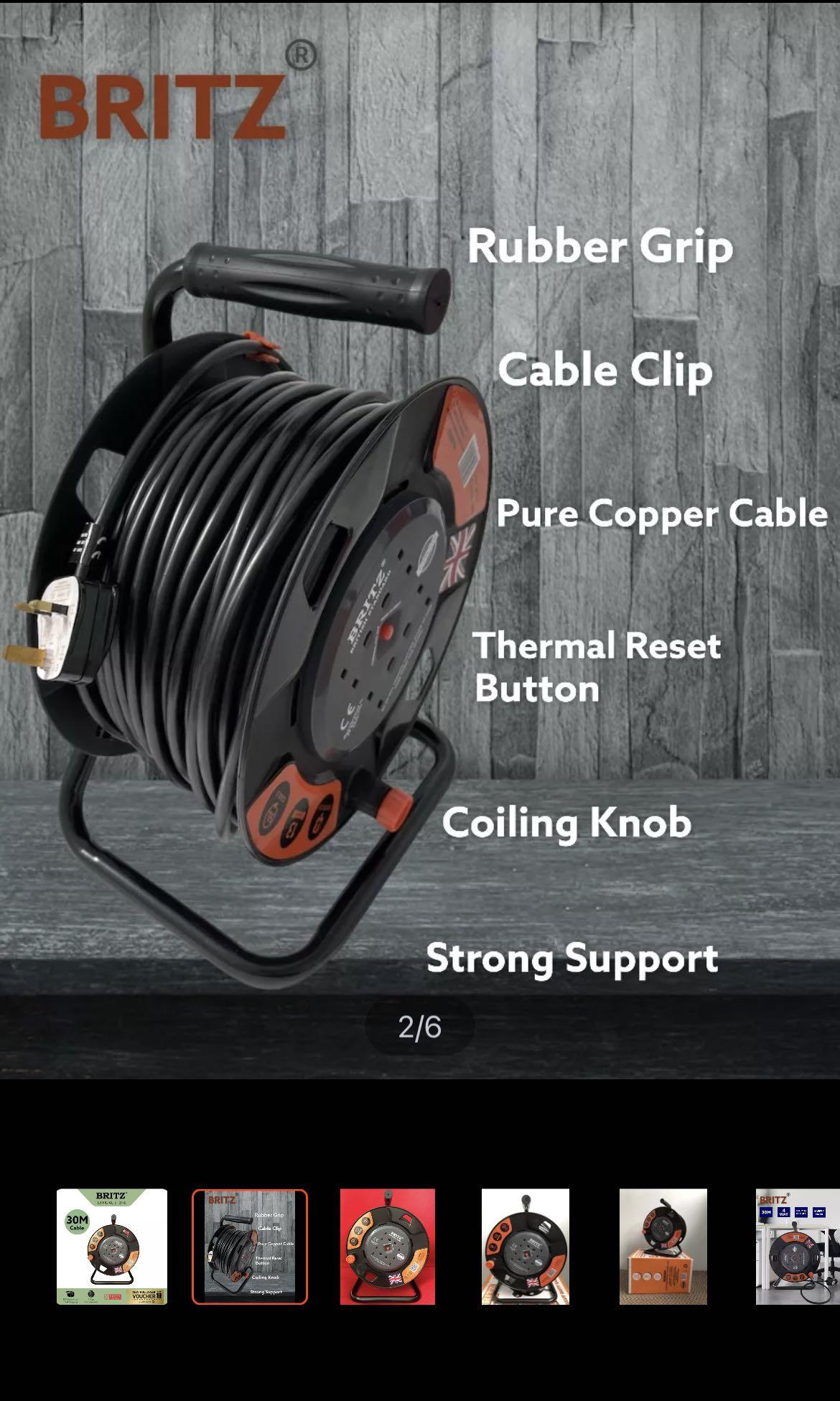 Cable reel, Computers & Tech, Parts & Accessories, Cables & Adaptors on ...