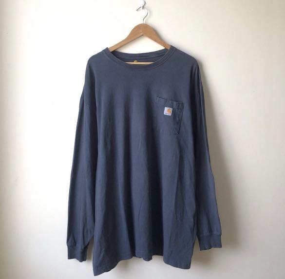 Carhartt K126 Pocket Longsleeves (Category: Tshirts & Polo Shirts ) located in Angeles City. Submitted by thriftitib (Listing ID 1155273875, Image 1). Description: Carhartt Pocket Longsleeves Size: 3XL Dimes: 32L x 28W Condition: 10/10 very good Color Rate: 10/10 Defects: no issues Mine: P500.