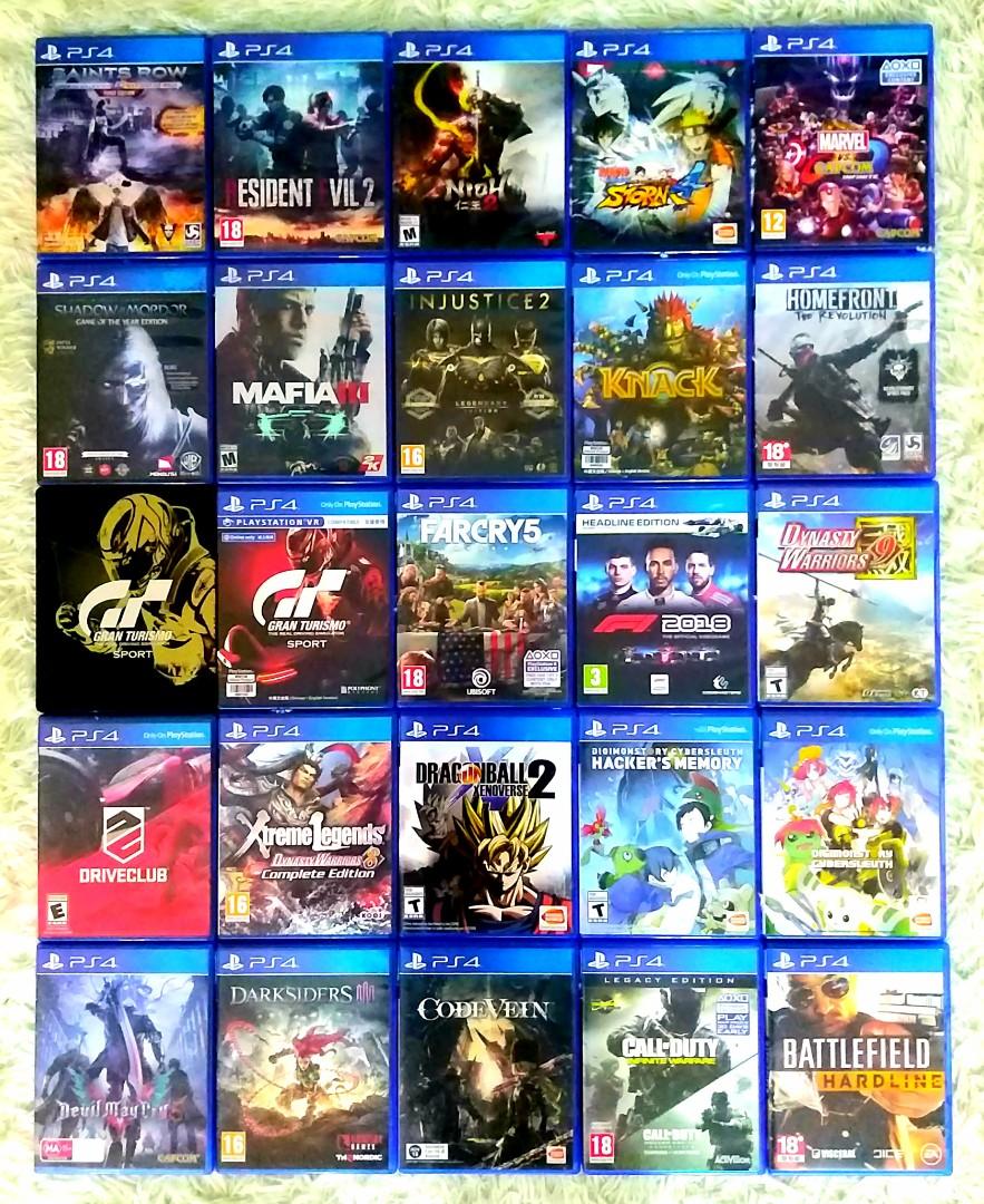 All 2018 ps4 sale games