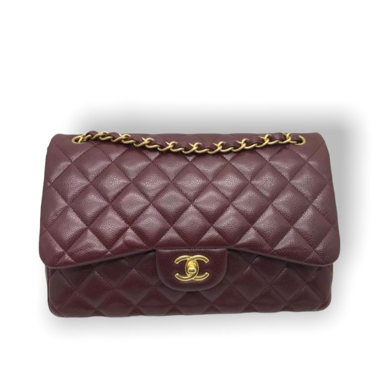 chanel jumbo burgundy