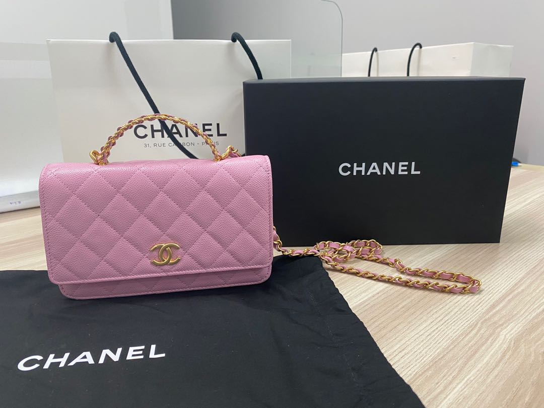 Chanel S22 WOC with top handle