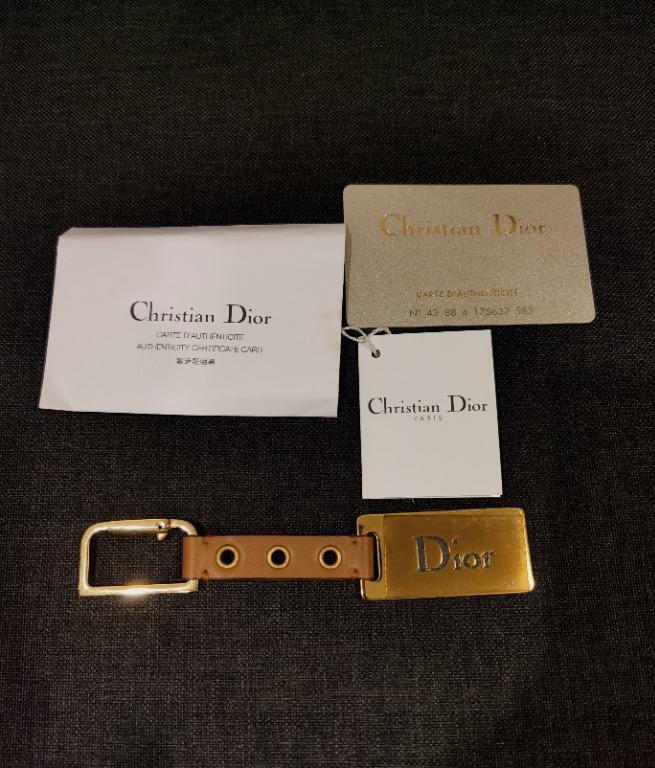 Christian Dior Keychain, Luxury, Accessories on Carousell