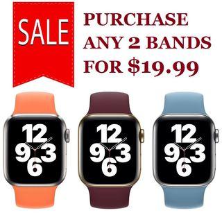Combo Deal Special | Silicone Replacement Sport Straps Bands S/M Size for Apple Watch