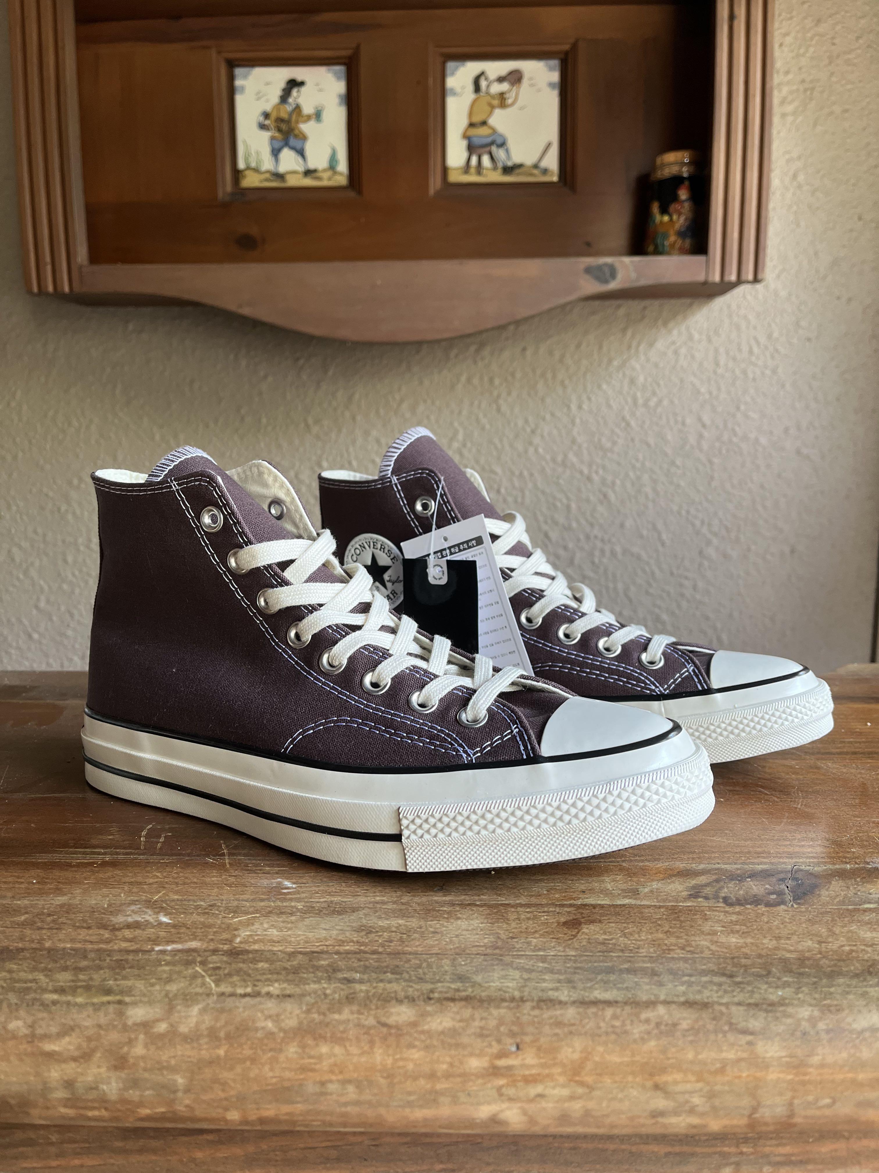Converse Chuck 70 High Mocha Brown and EU44, Men's Fashion