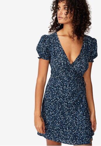 Cotton on deals floral wrap dress