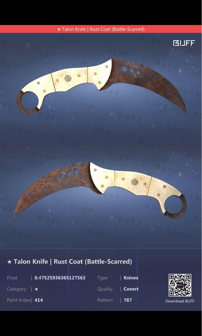 CSGO Talon Rust Coat, Video Gaming, Gaming Accessories, In-Game ...
