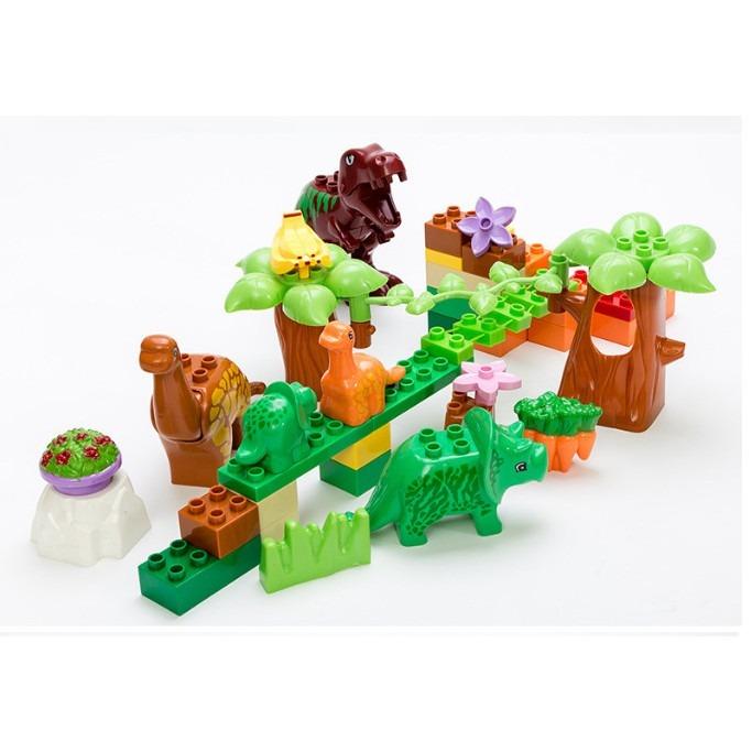 Dinosaur Paradise Block Set Miniature Toys for Kids HZ1908