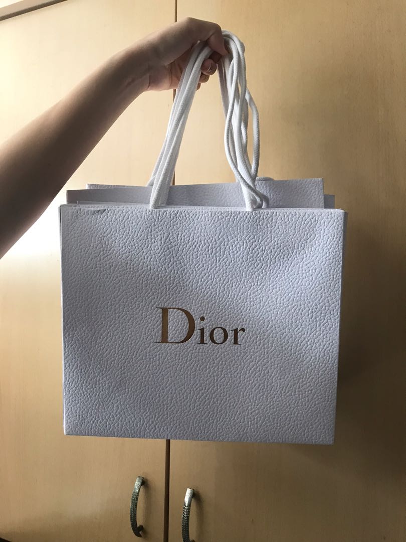dior paper bag, Luxury, Accessories on Carousell