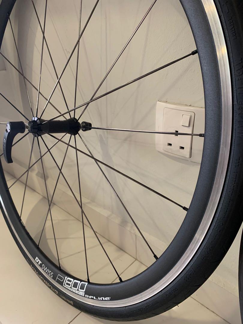 DT Swiss P1800 spline 32 wheelset rim brake