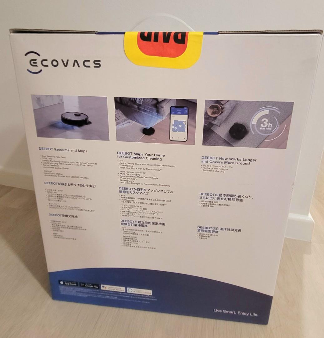 Ecovac Vacuum & Mop, Furniture & Home Living, Cleaning & Homecare