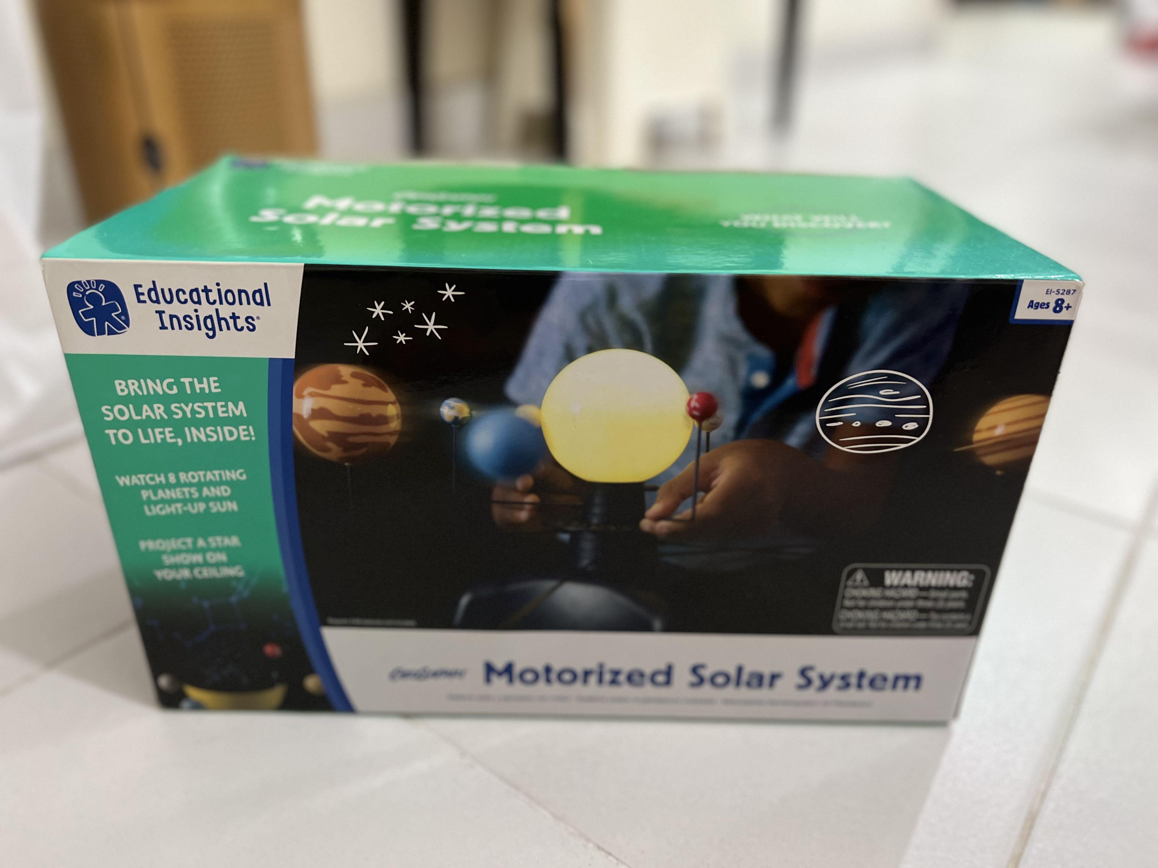 motorized solar system model kit