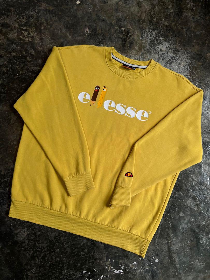Yellow ellesse jumper on sale