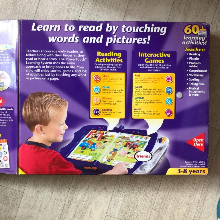 Fisher Price Power Touch Learning System, 興趣及遊戲, 玩具 & 遊戲類 Carousell