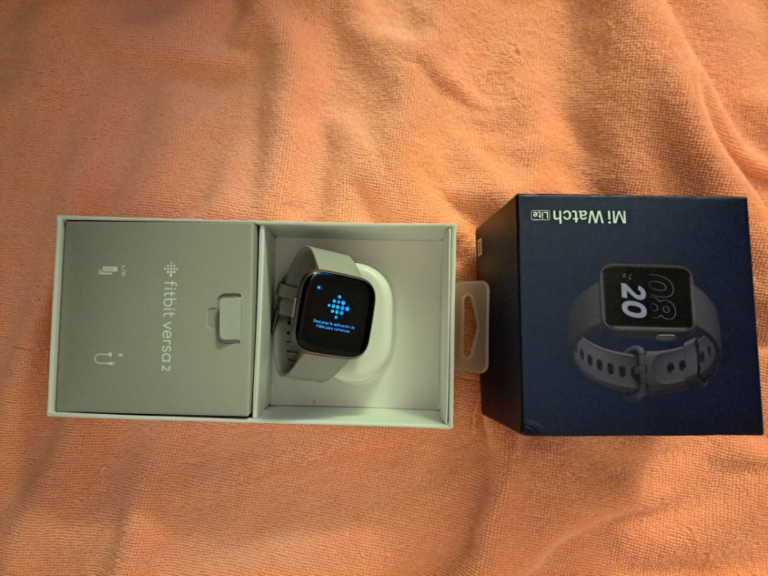 Fitbit Versa 2 and Mi Watch , Mobile Phones \u0026 Gadgets, Wearables \u0026 Smart  Watches on Carousell