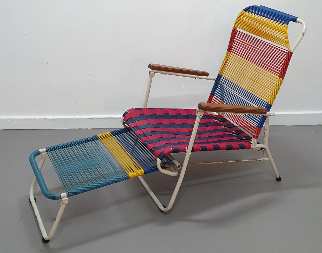 Old school folding beach chair best sale