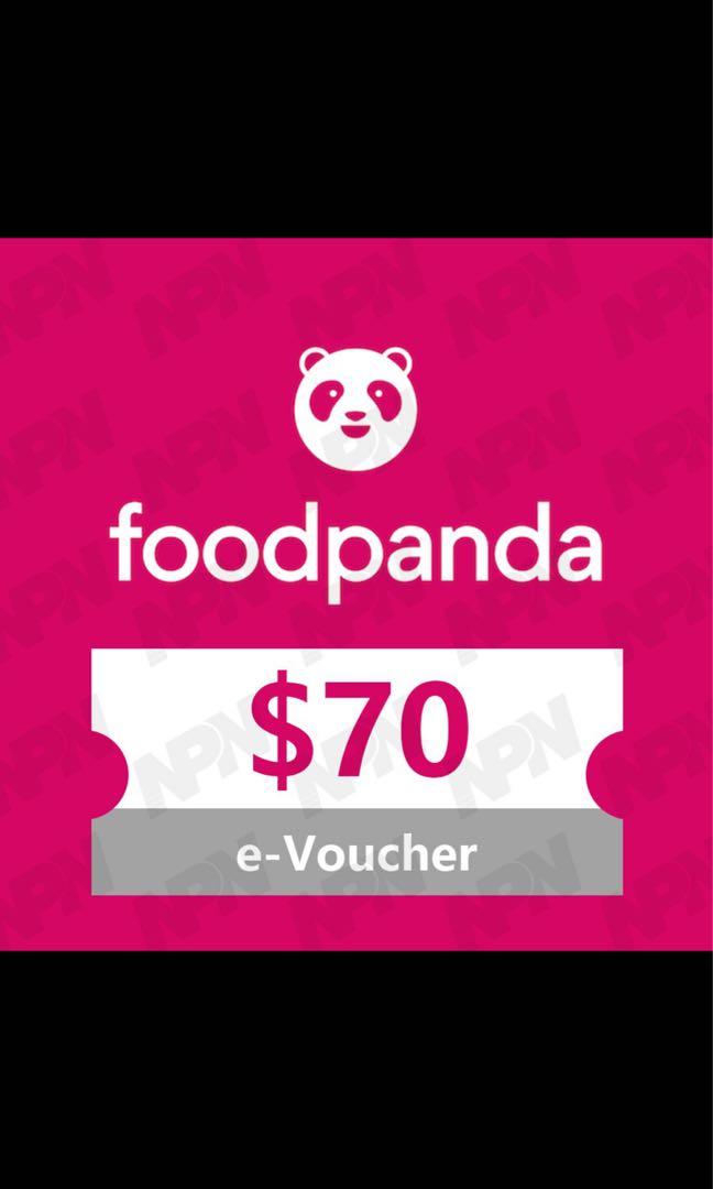 Food Panda voucher 70, Tickets & Vouchers, Vouchers on Carousell