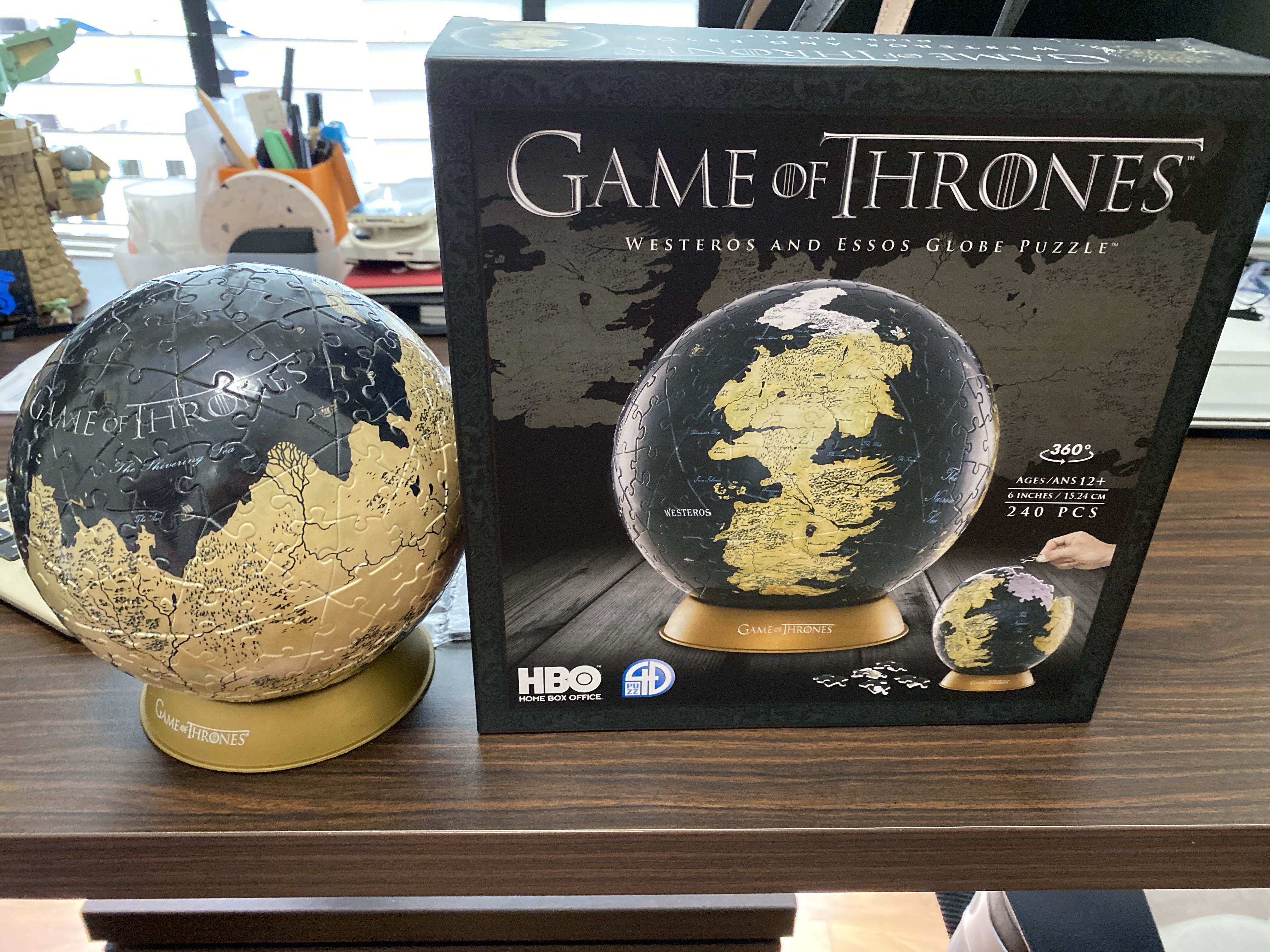 Game of thrones jigsaw globe Hobbies Toys Stationery Craft