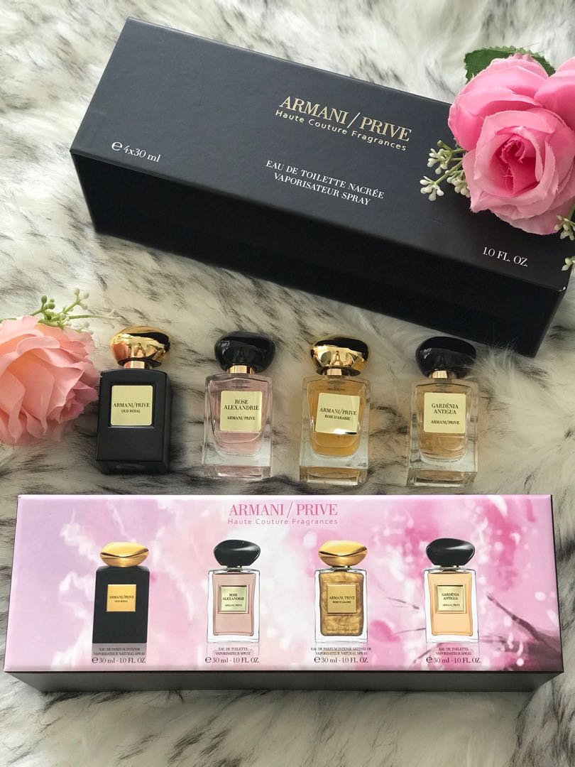 Armani miniature store perfume set
