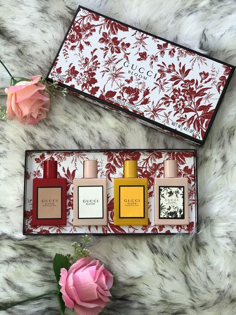 Gucci Bloom Miniature Set 4 in 1 Beauty Personal Care Fragrance Deodorants on Carousell