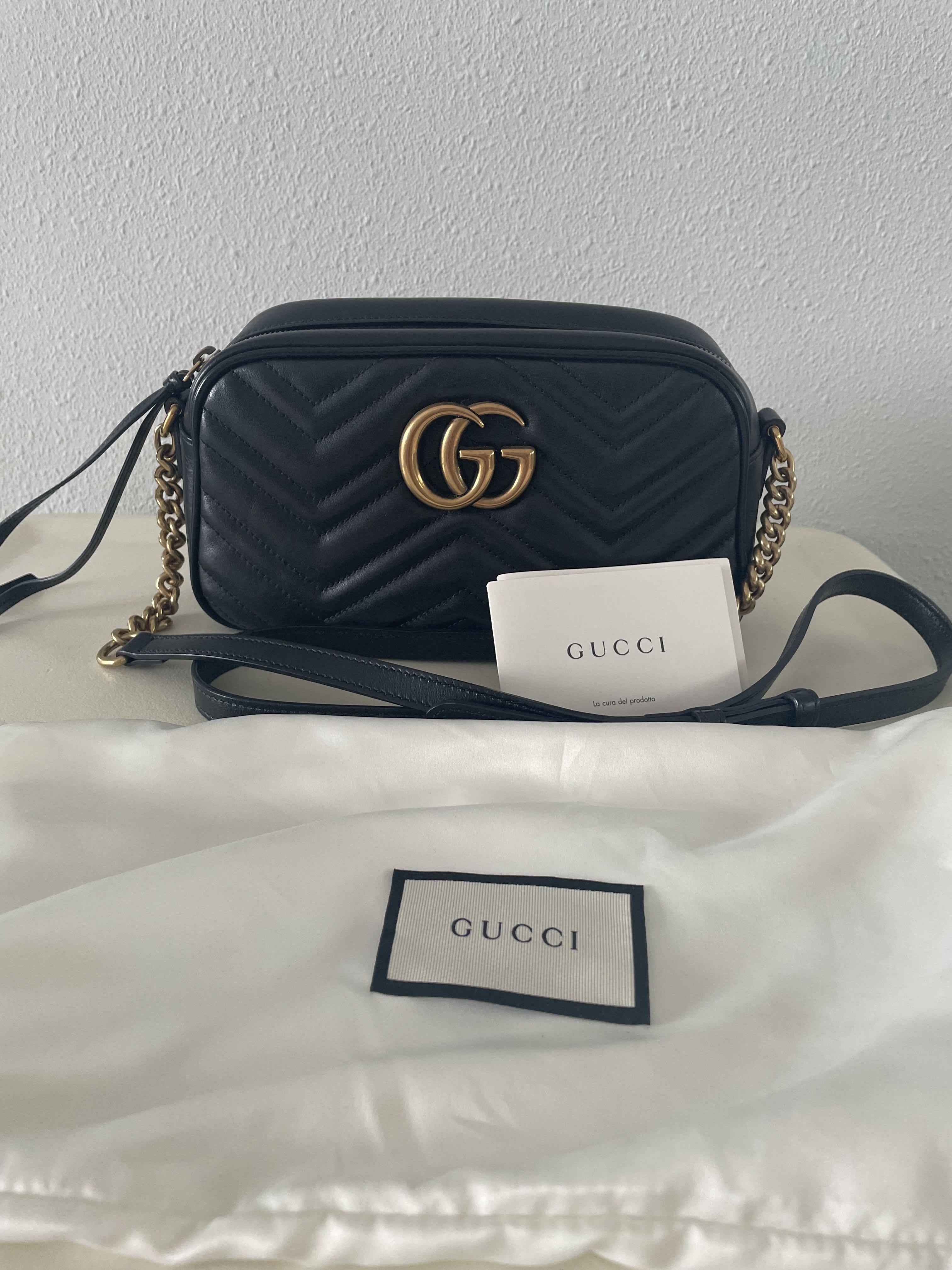 Gucci marmont small matelassé shoulder bag black cheap