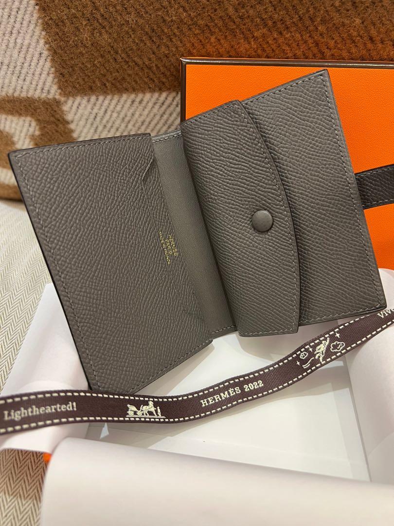 Hermes Bearn Mini Wallet / Tarmac Dot Passport Holder, 名牌, 手袋及銀包