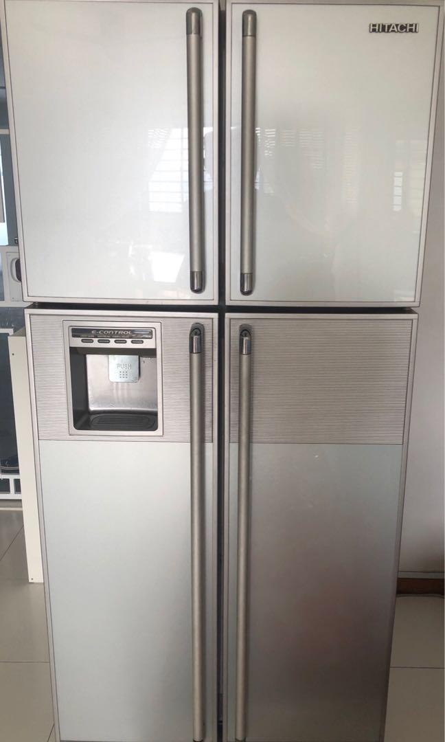 Hitachi 4 doors fridge, TV & Home Appliances, Kitchen Appliances, Refrigerators & Freezers on