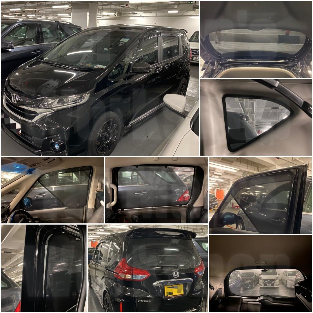 Honda Freed Gb5 的專車專用濾光窗網太陽擋 汽車配件 改裝 內外零件 Carousell