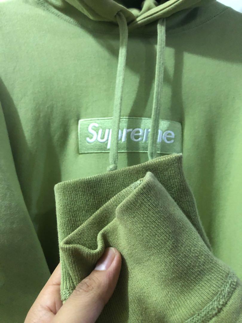 Sage supreme 2025 box logo hoodie