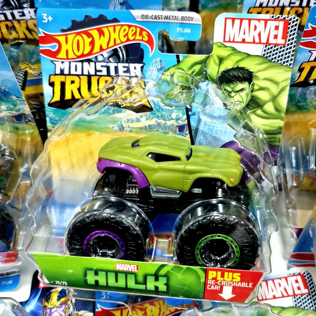 Hot wheels monster truck hulk clearance