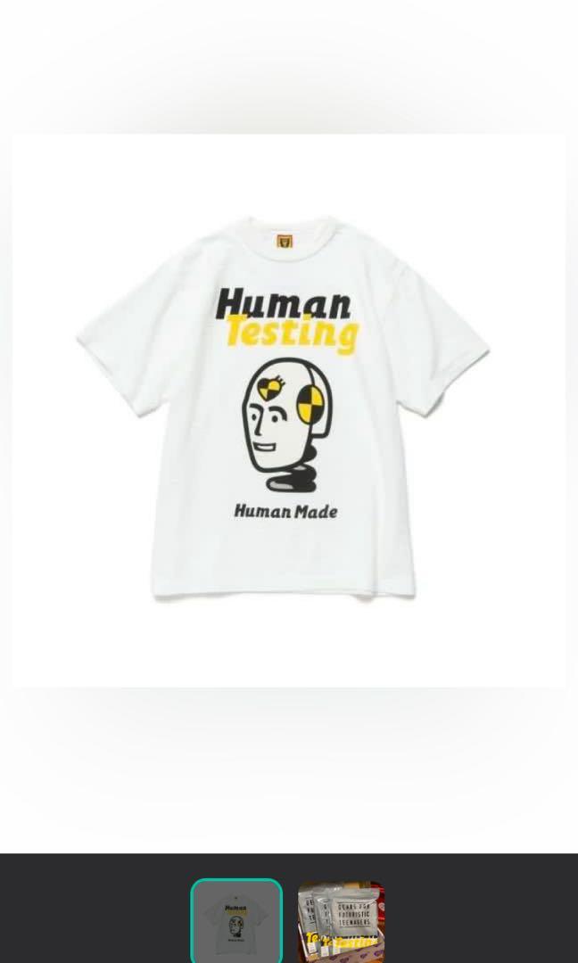 HUMAN TESTING T-SHIRT HUMAN MADE ASAP ROCKY, 男裝, 上身及套裝, T