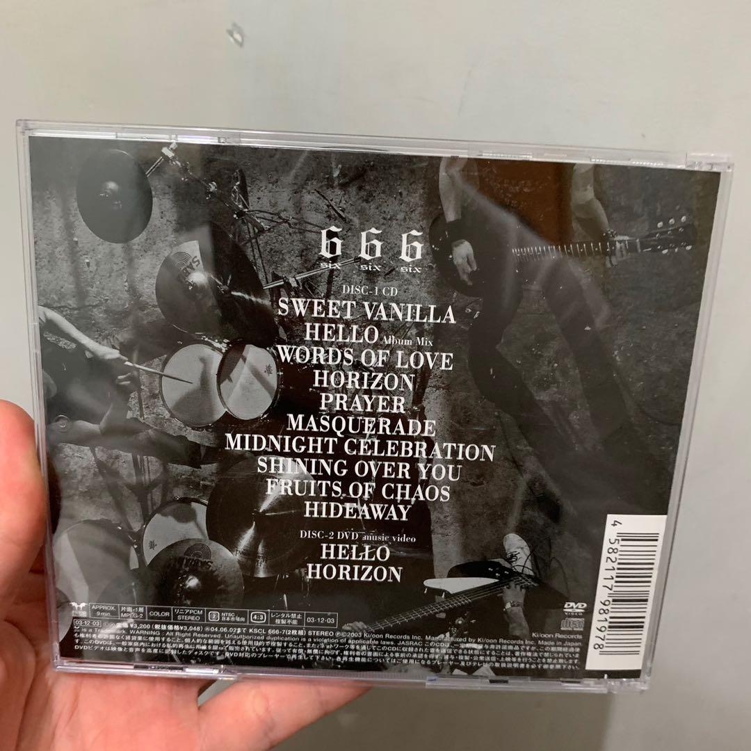 HYDE - 666 日版初回生產限定盤CD+DVD, 興趣及遊戲, 音樂、樂器& 配件