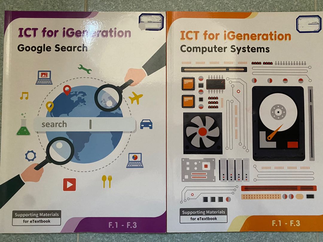 ICT for iGeneration 兩本 全新 電腦科必備 實用科普IT, 興趣及遊戲, 書本 & 文具, 教科書 - Carousell