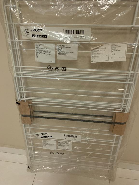 IKEA FROST Laundry Drying rack, indoor/outdoor, White, Furniture
