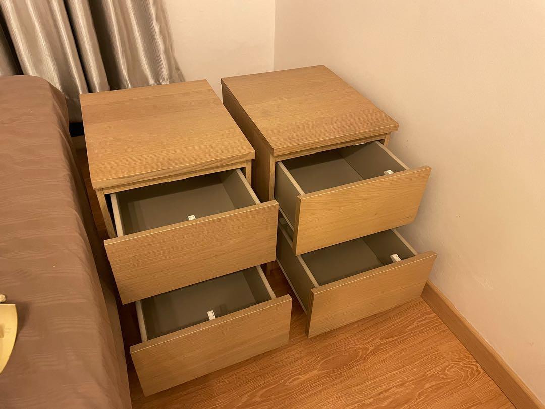 IKEA MALM Bedside Table, Furniture & Home Living, Furniture, Tables