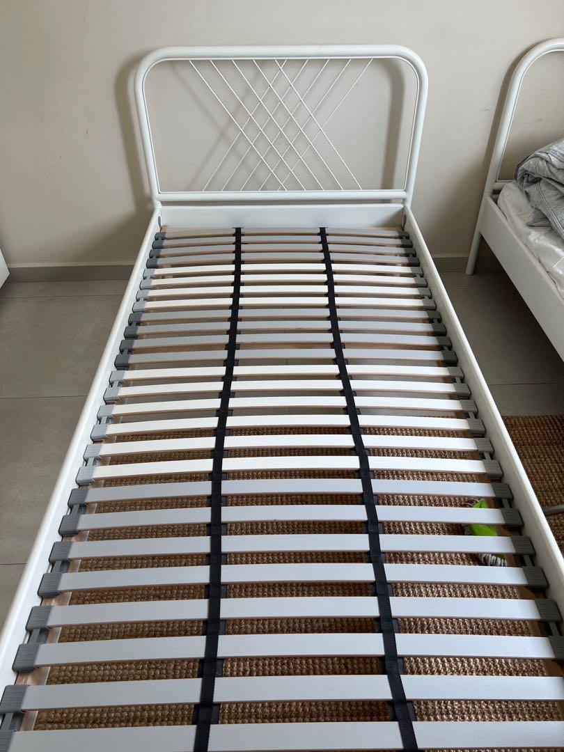 IKEA NESTTUN Bed With LONSET Slatted Base Ikea Lonset