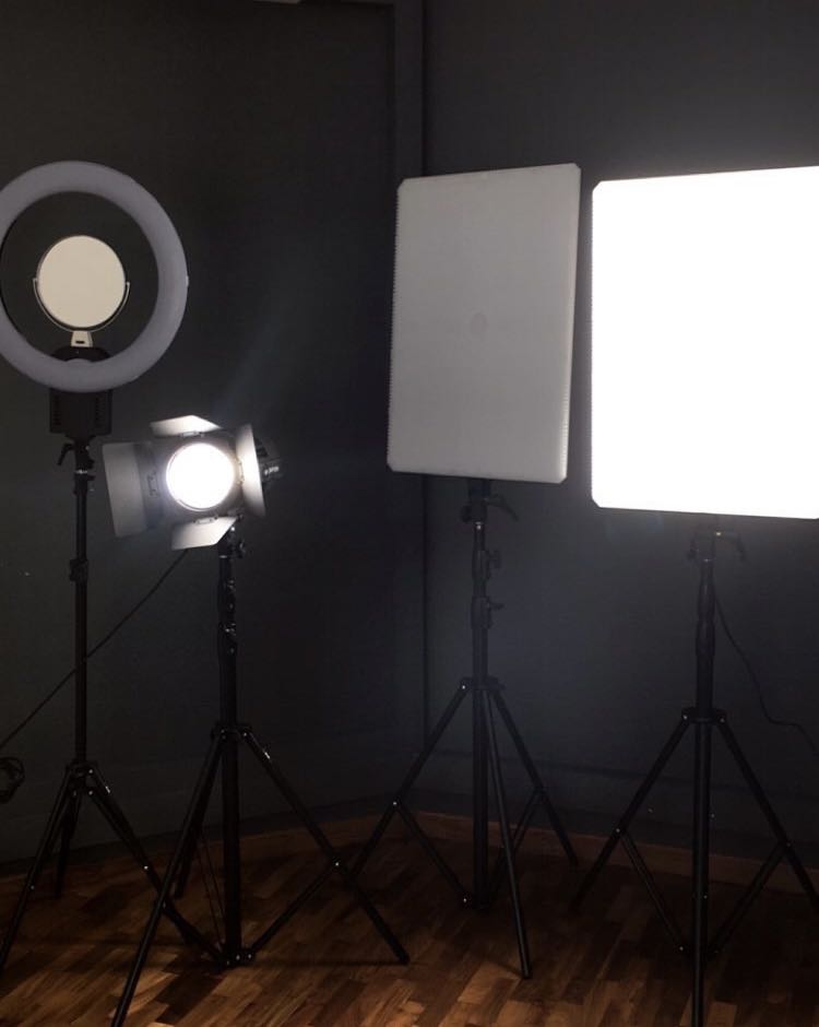 Indoor Portrait product Photography video Studio Lighting Set LED Ring 