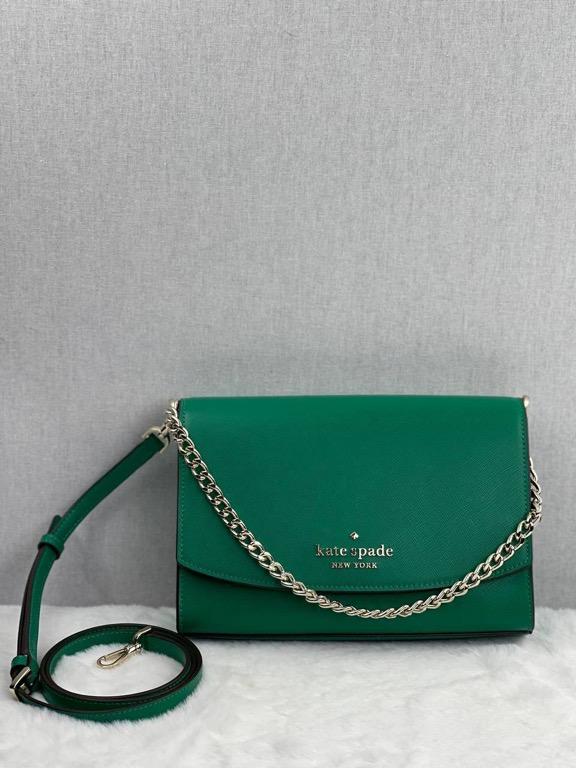 Kate spade top green crossbody