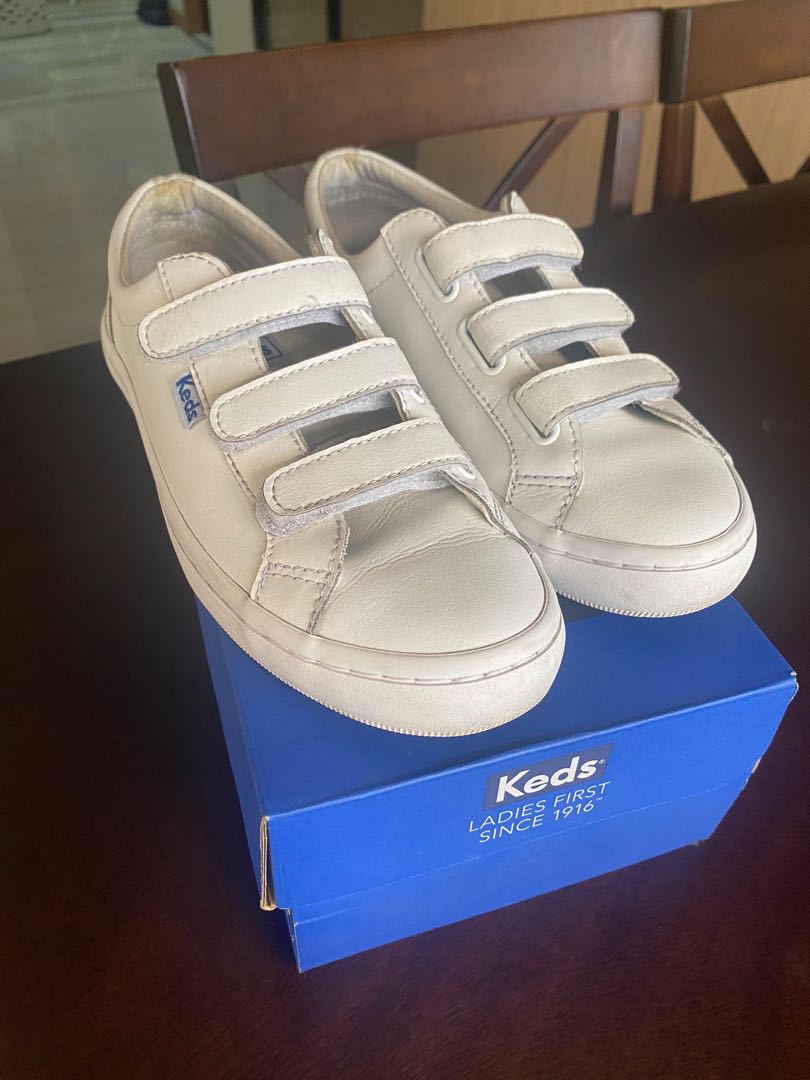 keds tiebreak leather white