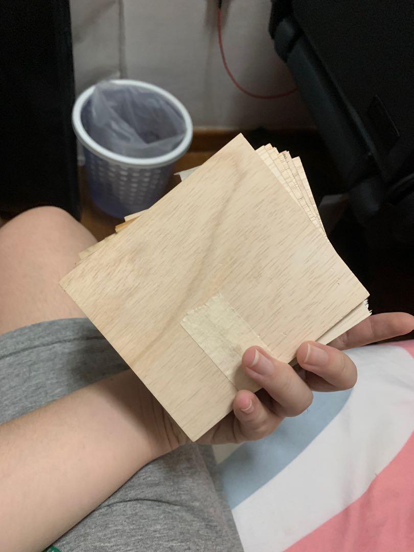 Laser Cut Wood Pieces (10x11.2cm), Hobbies & Toys, Stationery & Craft