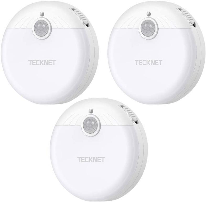 TeckNet Motion Sensor Infrated Switch Automatic Detector LED Security Light Wall 