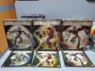 Lego Bionicle Keetongu(8755), Sidorak(8756), Roodaka(8761)