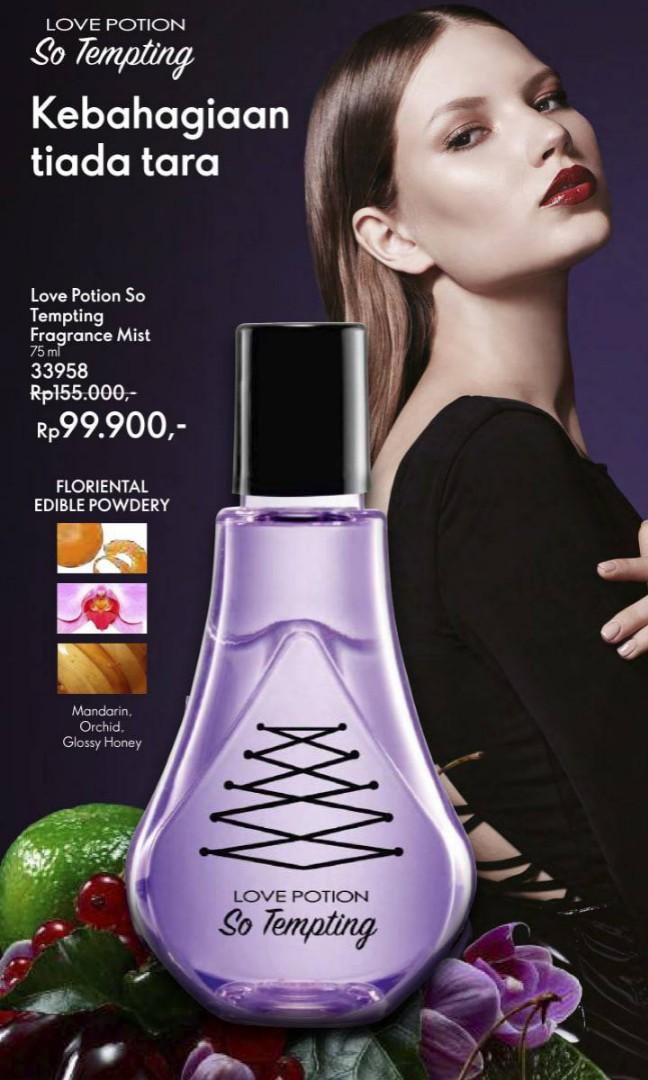 Body Spray Parfum Love Potion So Tempting Oriflame Wanginya Review