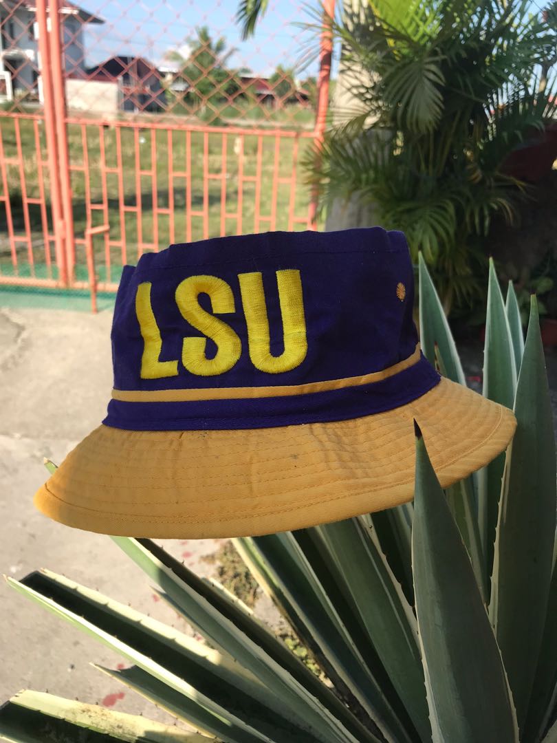 LSU bucket hat, Men's Fashion, Watches & Accessories, Caps & Hats on