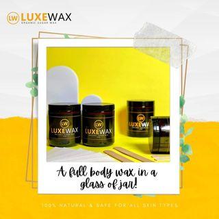 LUXEWAX Organic Sugar Wax Kit