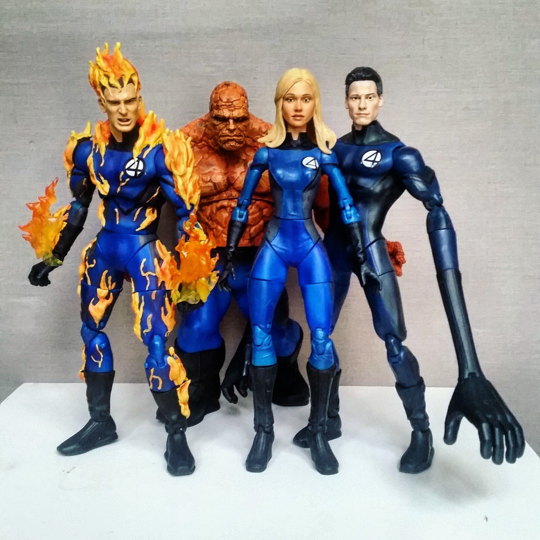 Marvel legends movie fantastic 4 vintage 12inch 1/6 scale