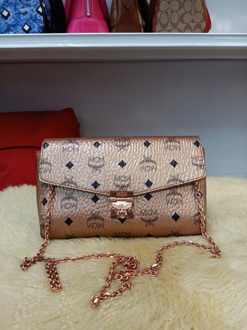 MCM MUCHEN SLING BAG Luxury Bags Wallets on Carousell