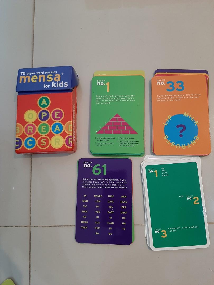 Mensa for kids, Buku &amp; Alat Tulis, Buku Anak-Anak di Carousell