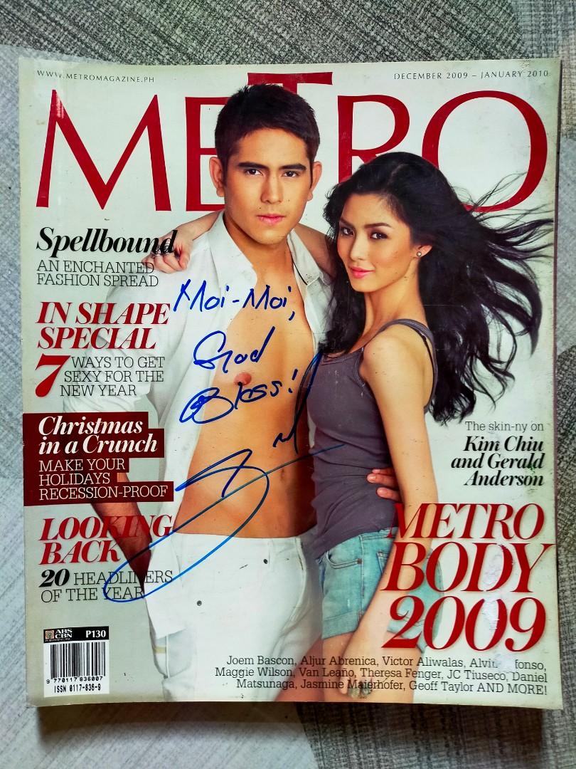 Metro magazine Gerald and kim (Category: Magazines) located in Taguig. Submitted by onwaku (Listing ID 1155250099, Image 1). Description: in good condition, may signed ni Gerald..